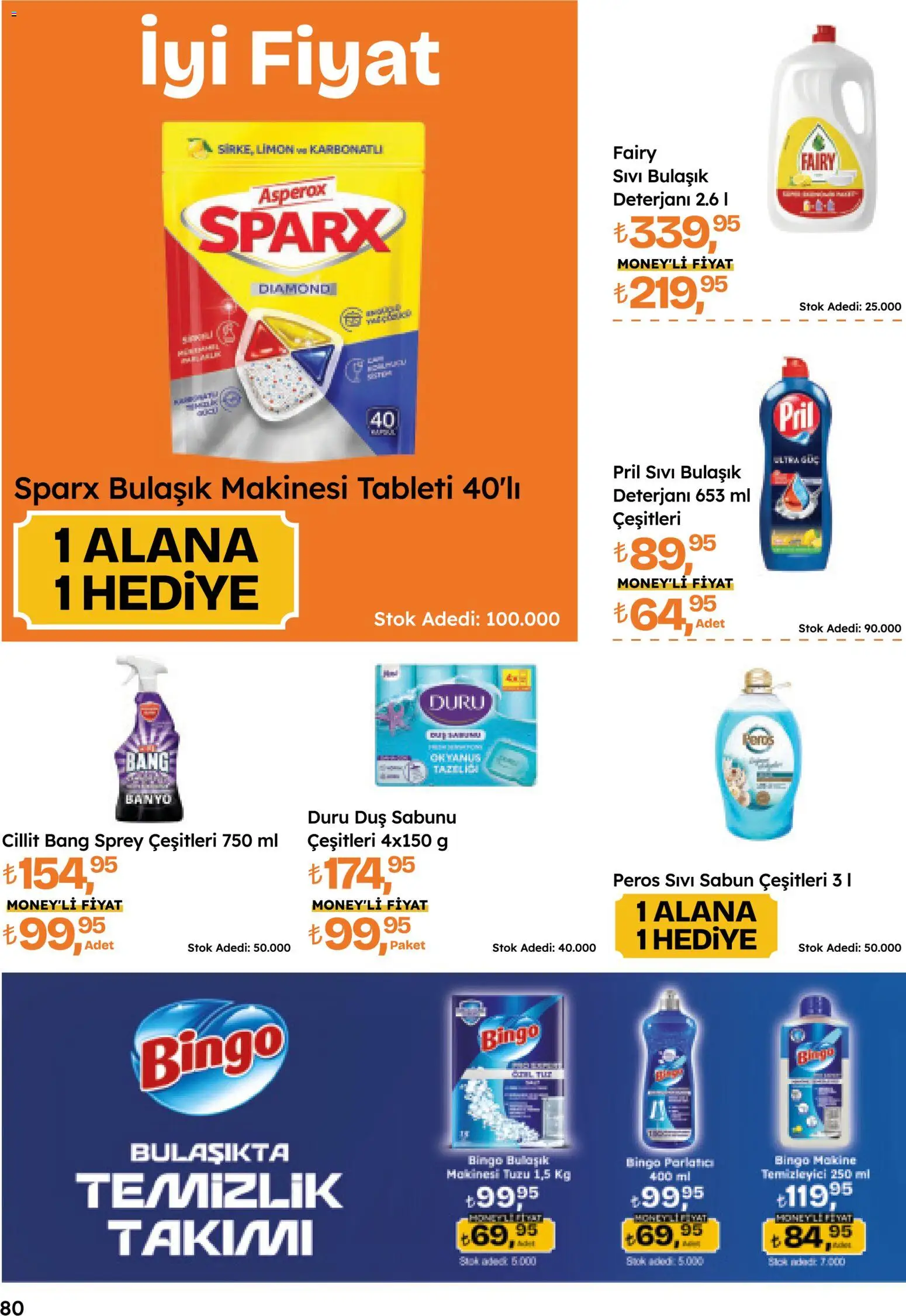 Migros Katalog - Migroskop - 16.04.2026 tarihinden itibaren geçerlidir | Sayfa: 80 | Ürünler: Sabun, Parlatıcı, Limon, Bulaşık makinesi