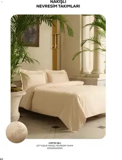 01.03.2026 tarihinden itibaren geçerli olan Karaca Home kataloğu önizlemesi | Sayfa: 24 | Ürünler: Nevresim, Nevresim takımları
