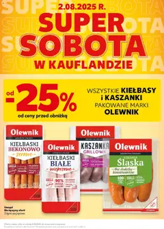 Kaufland gazetka - Super Sobota od 02.08.2025 | Strona: 3