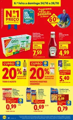 Pré-visualização Lidl folheto válido de 20.10.2025 | Página: 40 | Produtos: Banana, Top, Base, Maça