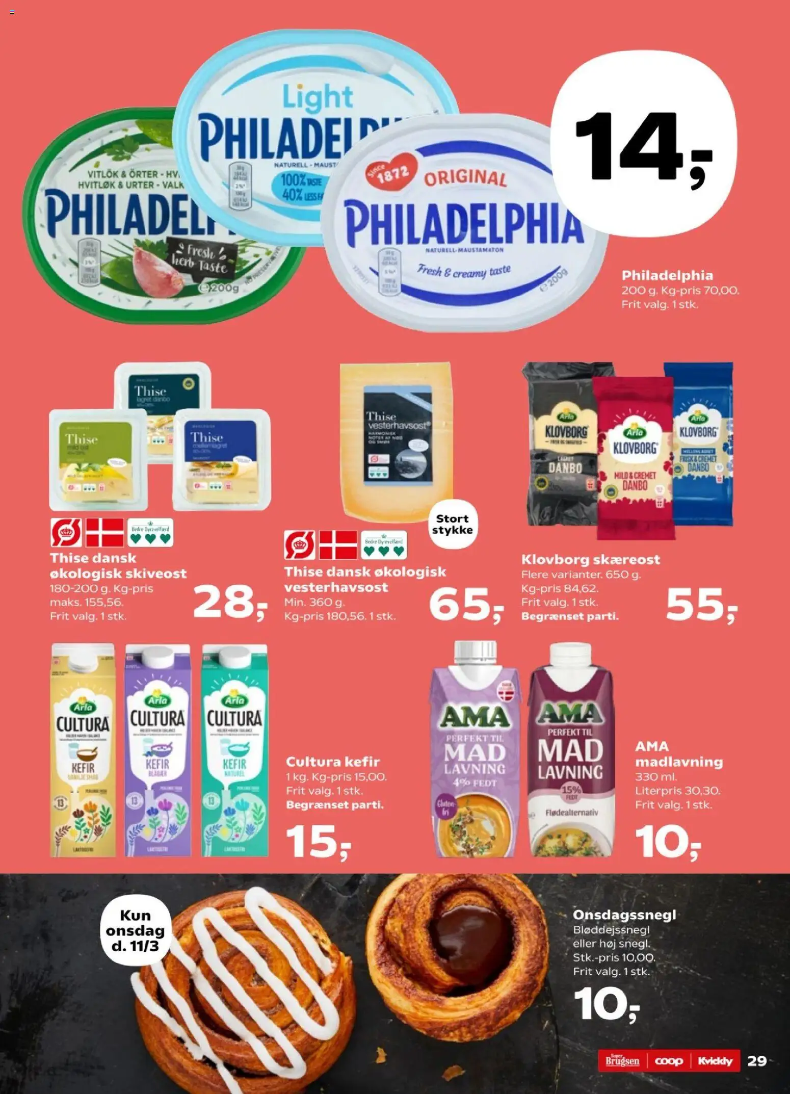 Super Brugsen tilbudsavis – gyldig fra 06.03.2026 | Side: 30 | Produkter: Skiveost