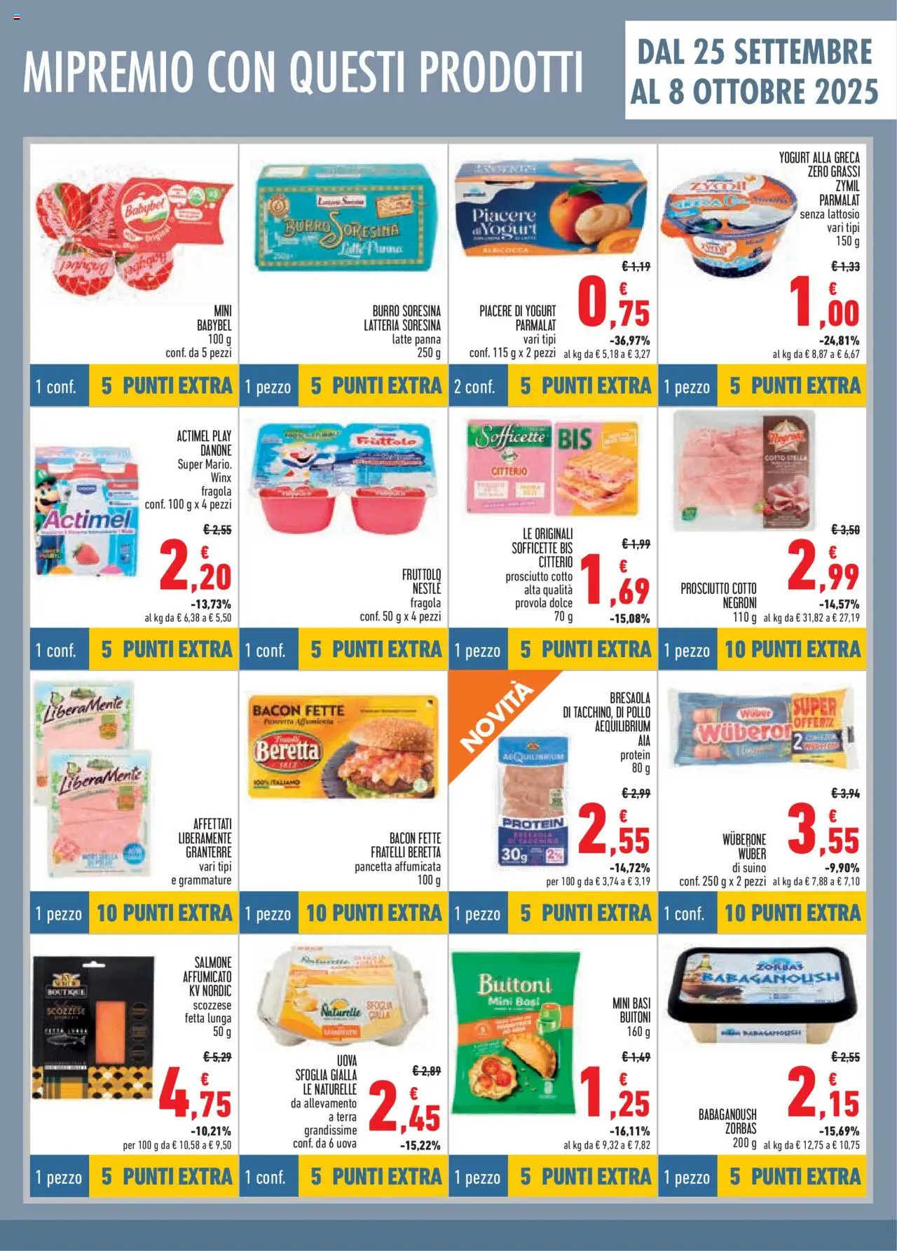 Volantino Conad del 11.09.2025 | Pagina: 11 | Prodotti: Yogurt, Uova, Prosciutto, Terra