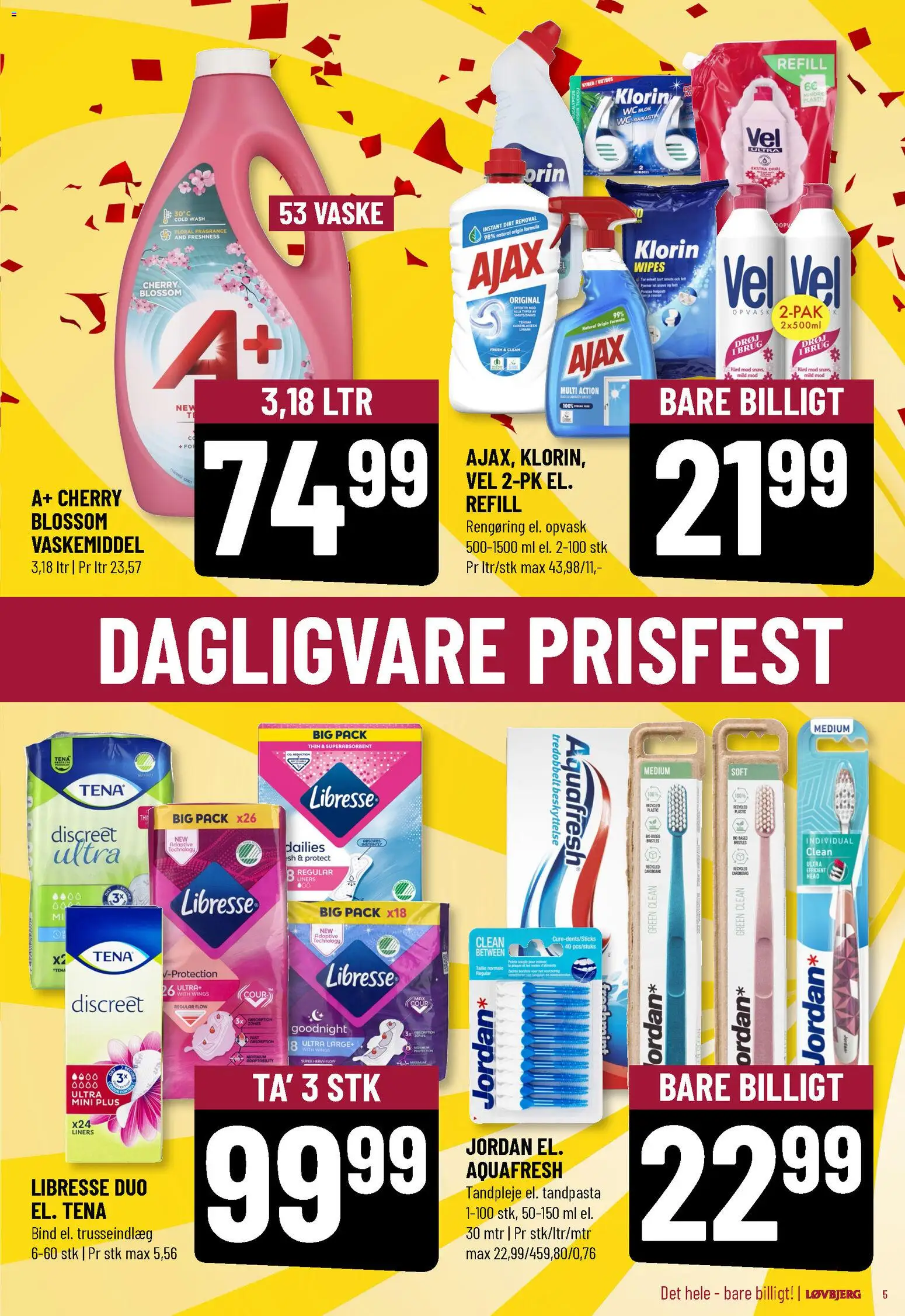 Løvbjerg tilbudsavis – gyldig fra 07.11.2025 | Side: 5 | Produkter: Tandpasta, Cherry