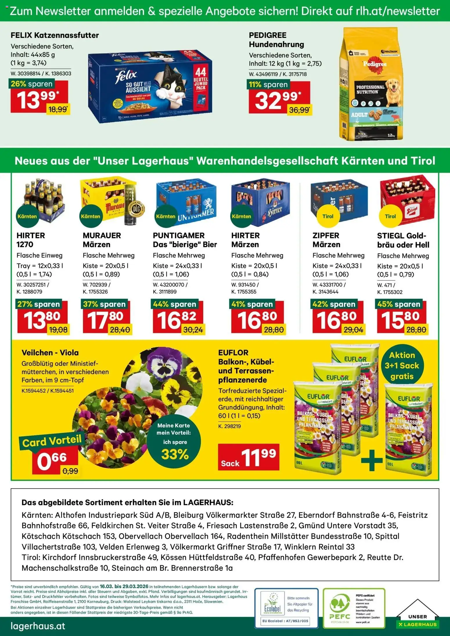 Lagerhaus Wochen Angebote gültig ab 16.03.2026 | Seite: 6 | Produkte: Bier