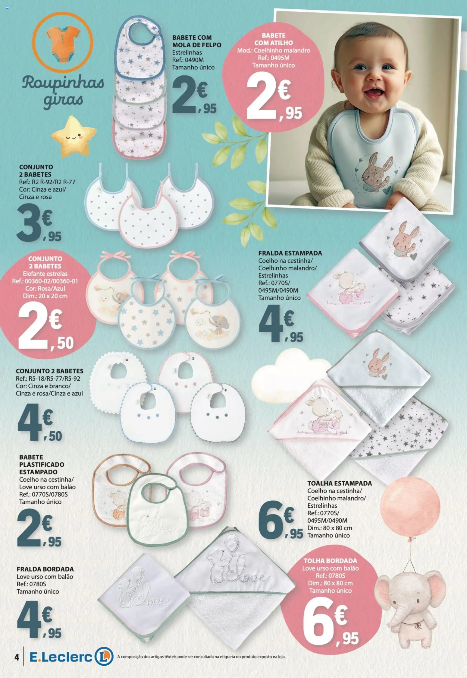 E.Leclerc Especial Bebé │ válido de 13.01.2026 | Página: 4 | Produtos: Coelho