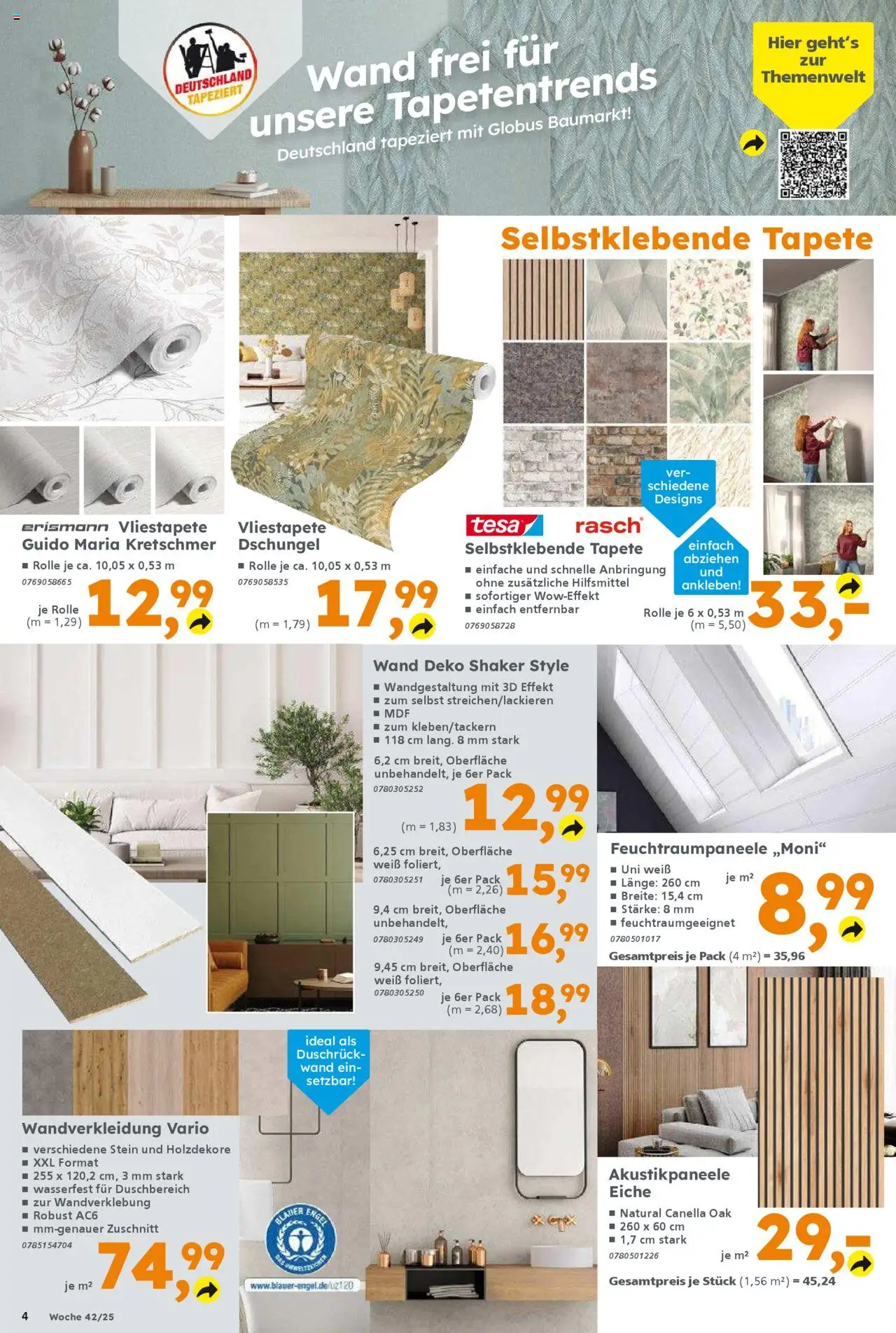 Globus Baumarkt prospekt Weinstadt-Endersbach	 – gültig ab 13.10.2025 | Seite: 4