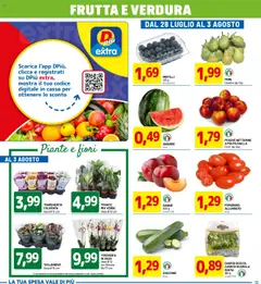 Volantino D Più del 21.07.2025 | Pagina: 13 | Prodotti: Pomodoro, Mirtilli, Zucchine, Cestino