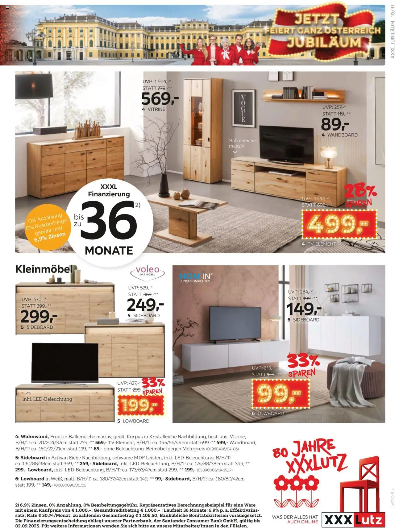 XXXLutz Jubiläum geschenke gültig ab 26.08.2025 | Seite: 11