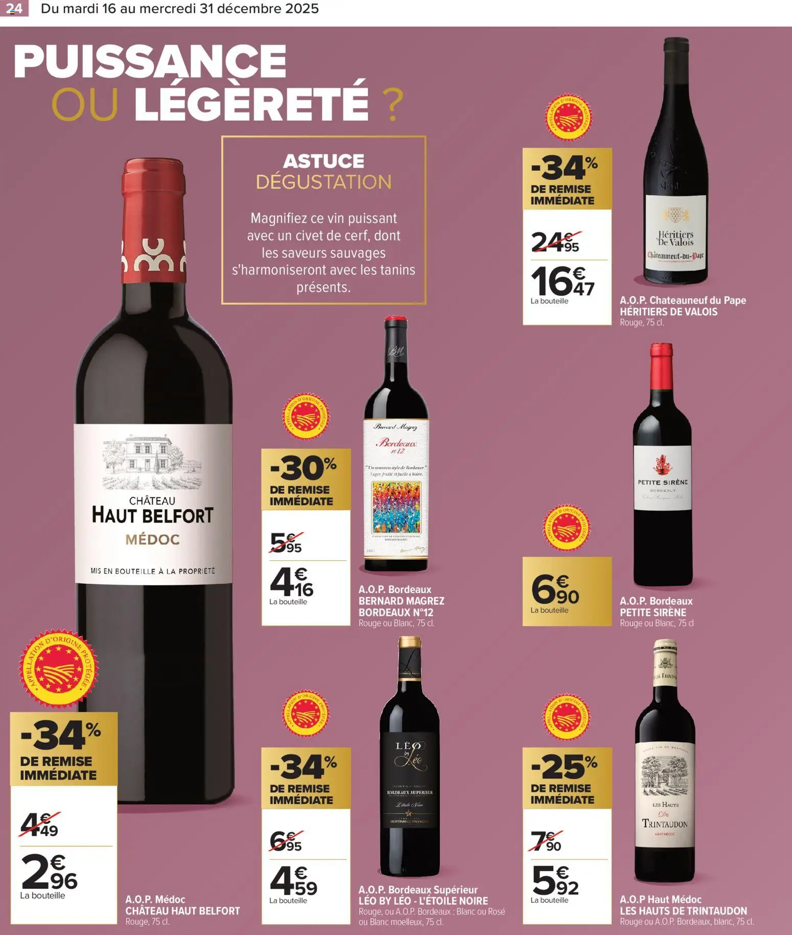 {H1} | Page: 26 | Produits: Vin