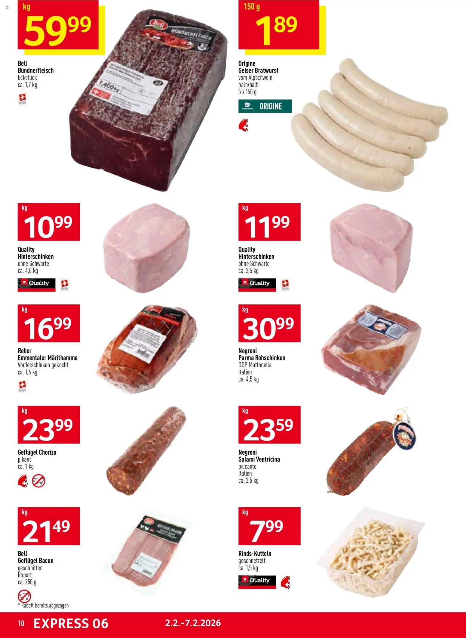 Prodega Aktionen – gültig ab 02.02.2026 | Seite: 10 | Produkte: Salami