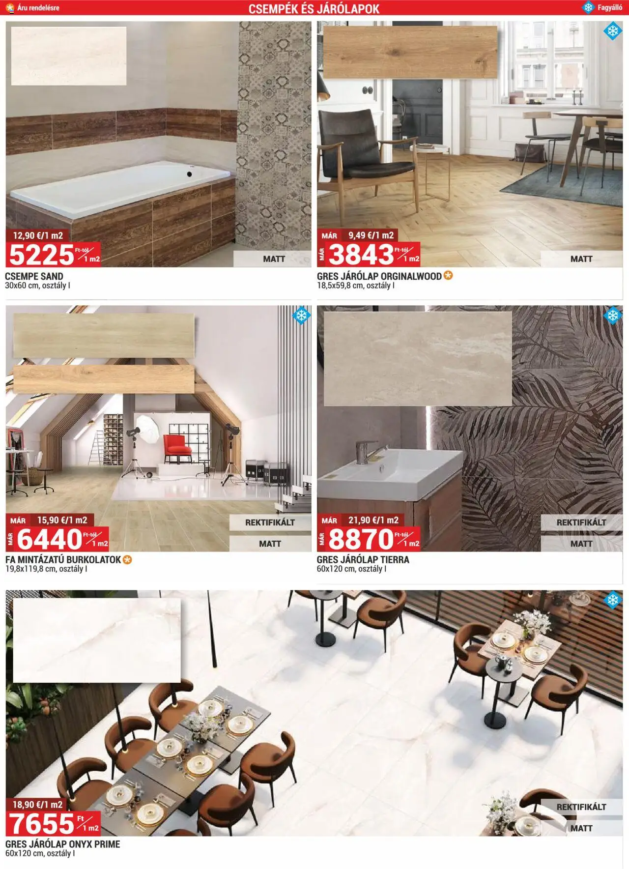 Merkury Market akciós ujság - amely érvényes a következő dátumtól: 01.08.2025 | Oldal: 3 | Termékek: Gres, Járólapok, Csempék, Járólap