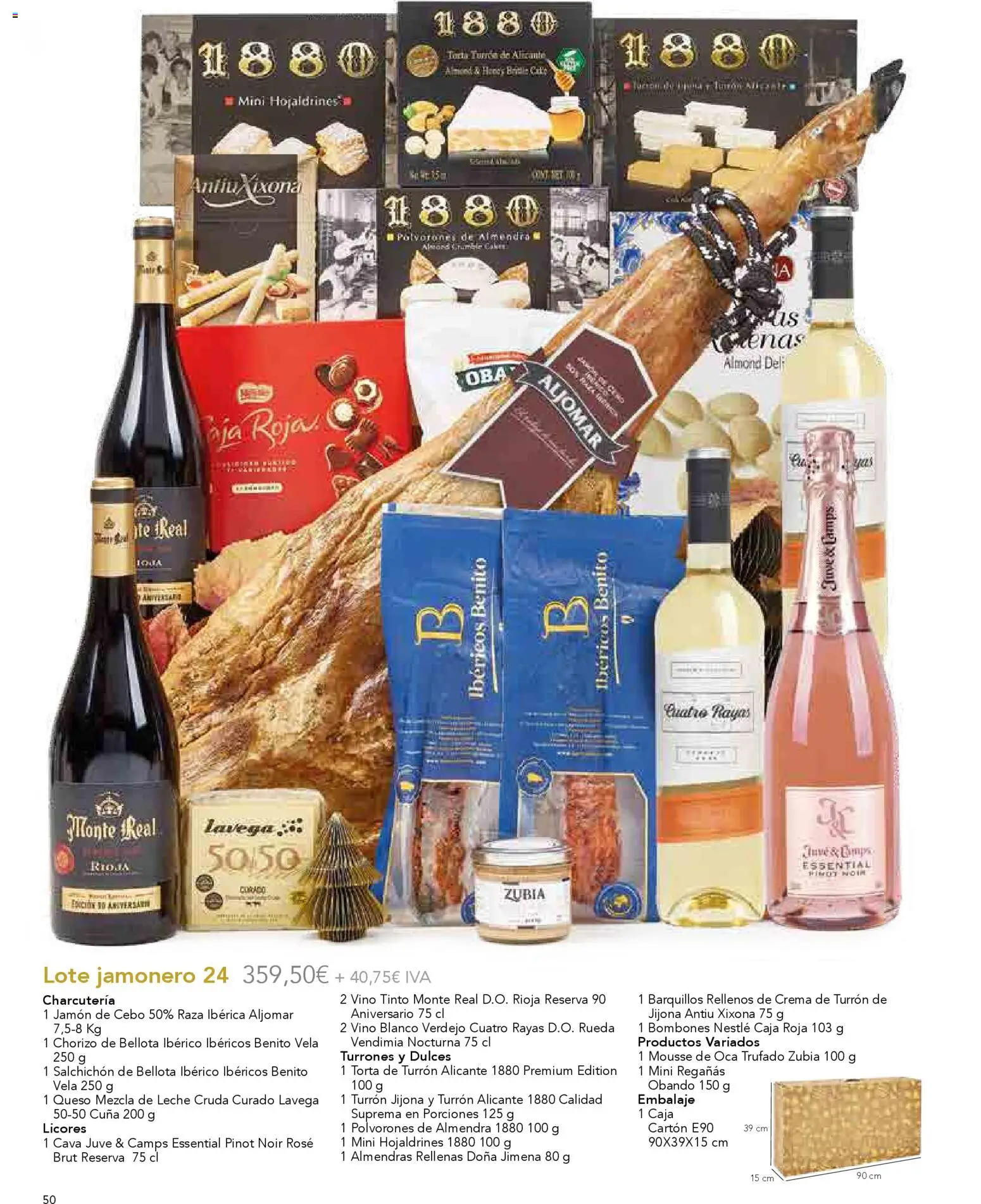 Lupa Supermercados Regalar en Navidad │ válido desde el 03.11.2025 | Página: 52 | Productos: Leche, Crema, Vela, Caja