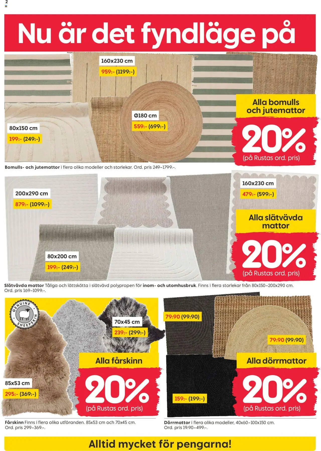 Rusta reklamblad aktuell från 20.10.2025 | Sida: 2
