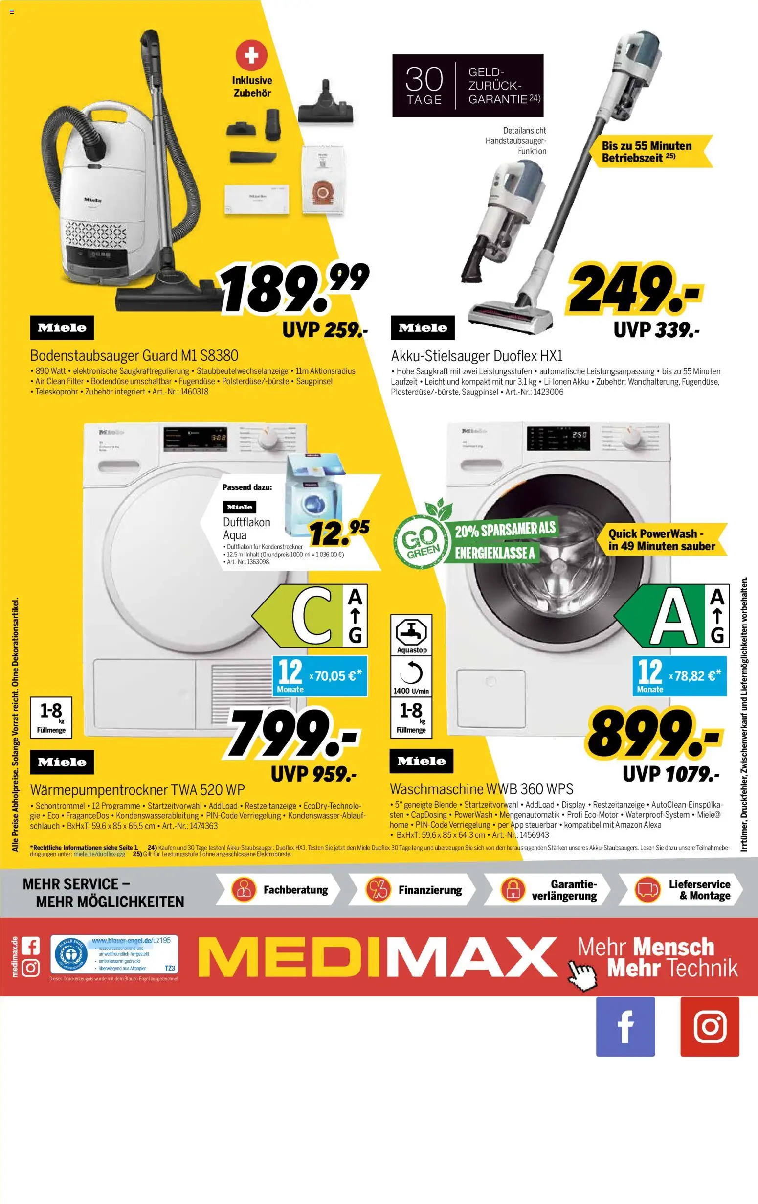 Medimax Prospekt 	 – gültig ab 31.01.2026 | Seite: 8 | Produkte: Miele, Waschmaschine