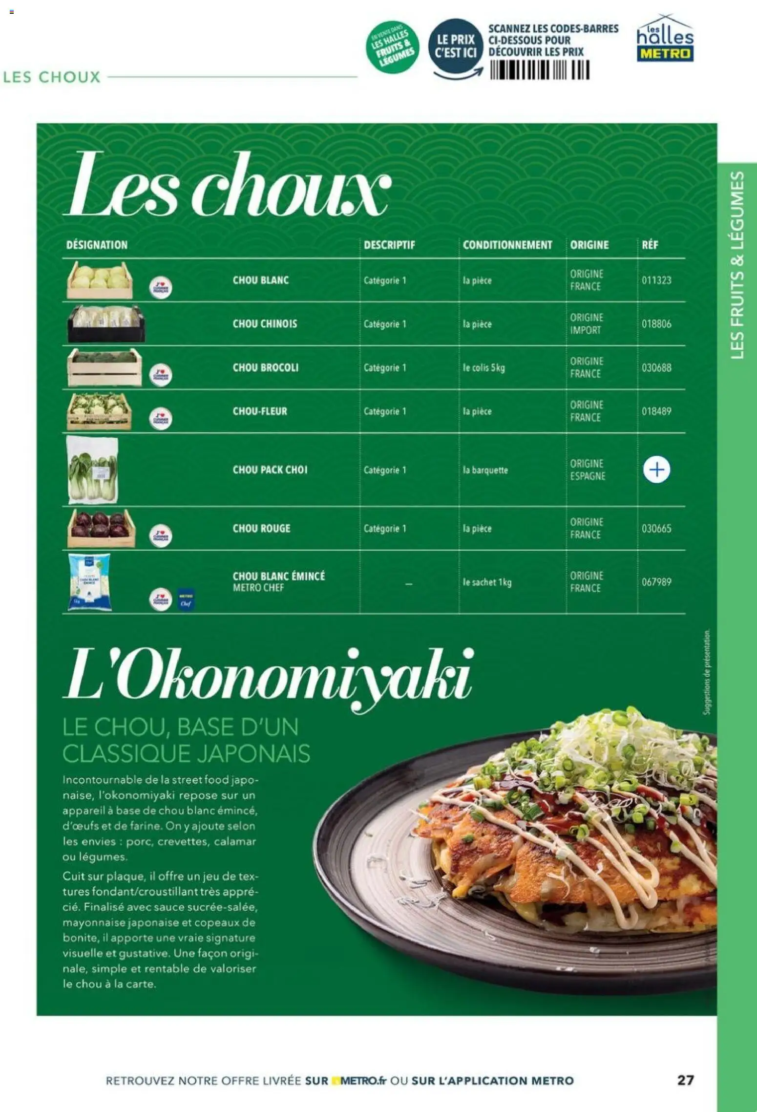 {H1} | Page: 27 | Produits: Base, Brocoli, Chou rouge, Mayonnaise