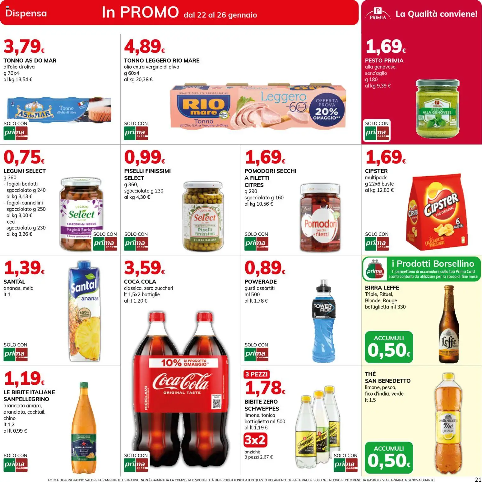 Volantino Basko del 22.01.2026 | Pagina: 21 | Prodotti: Legumi, Limone, Piselli, Bibite