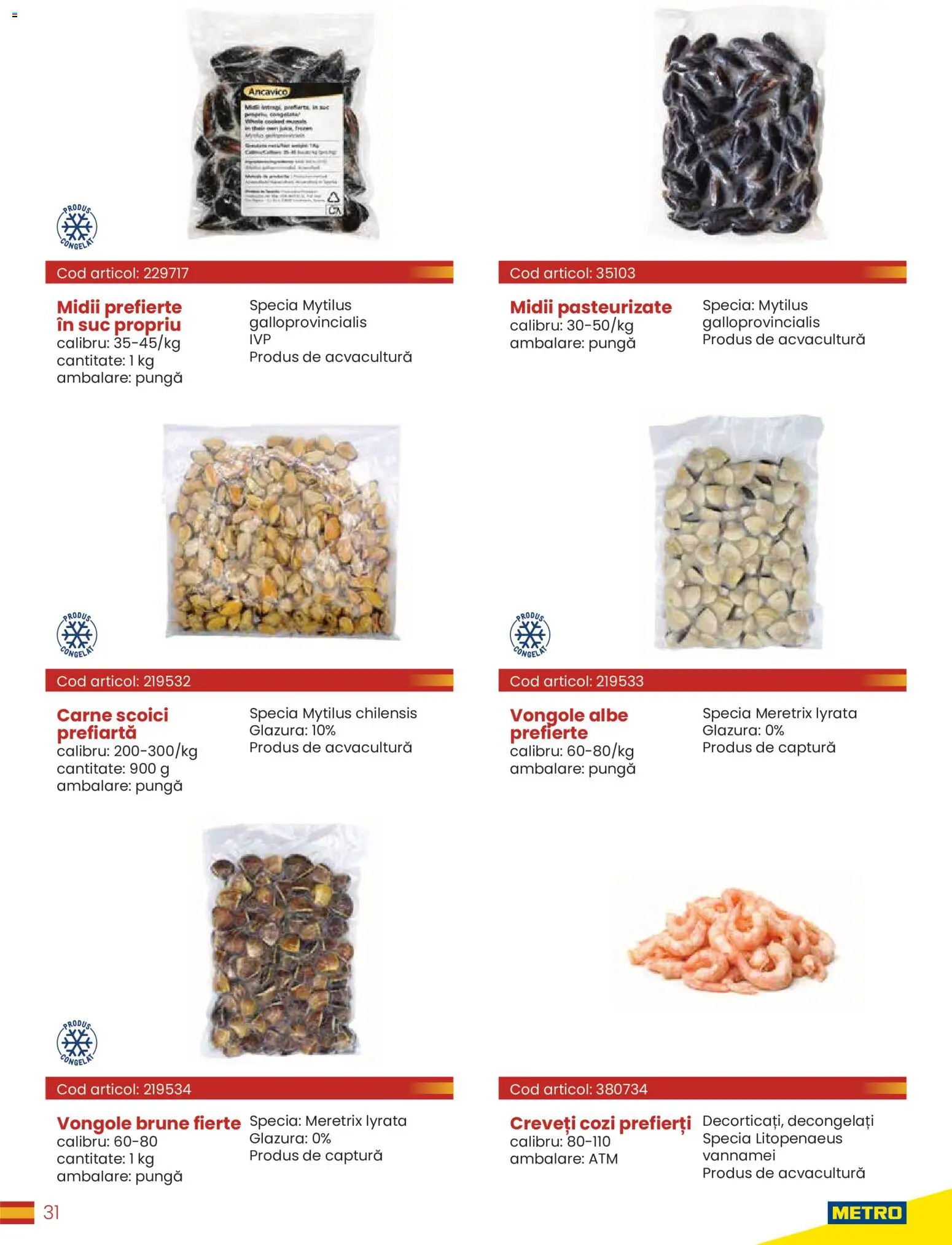 Noul catalog Metro – valabil de la 30.03.2026 | Pagină: 31 | Produse: Pungă, Suc