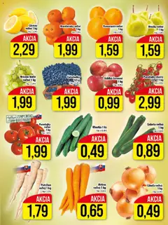 Nové Klas akcie – leták je platný od 16.09.2025 | Strana: 3 | Produkty: Pomaranče, Paradajky, Mandarinky, Mrkva