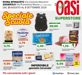 Anteprima del volantino Oasi Superstore catalogo valido a partire dal 21.08.2025