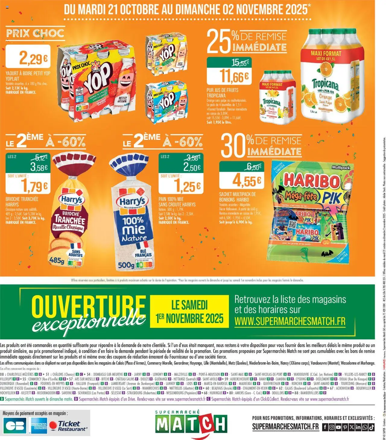 {H1} | Page: 24 | Produits: Fraise, Bonbons Haribo, Portes, Jus