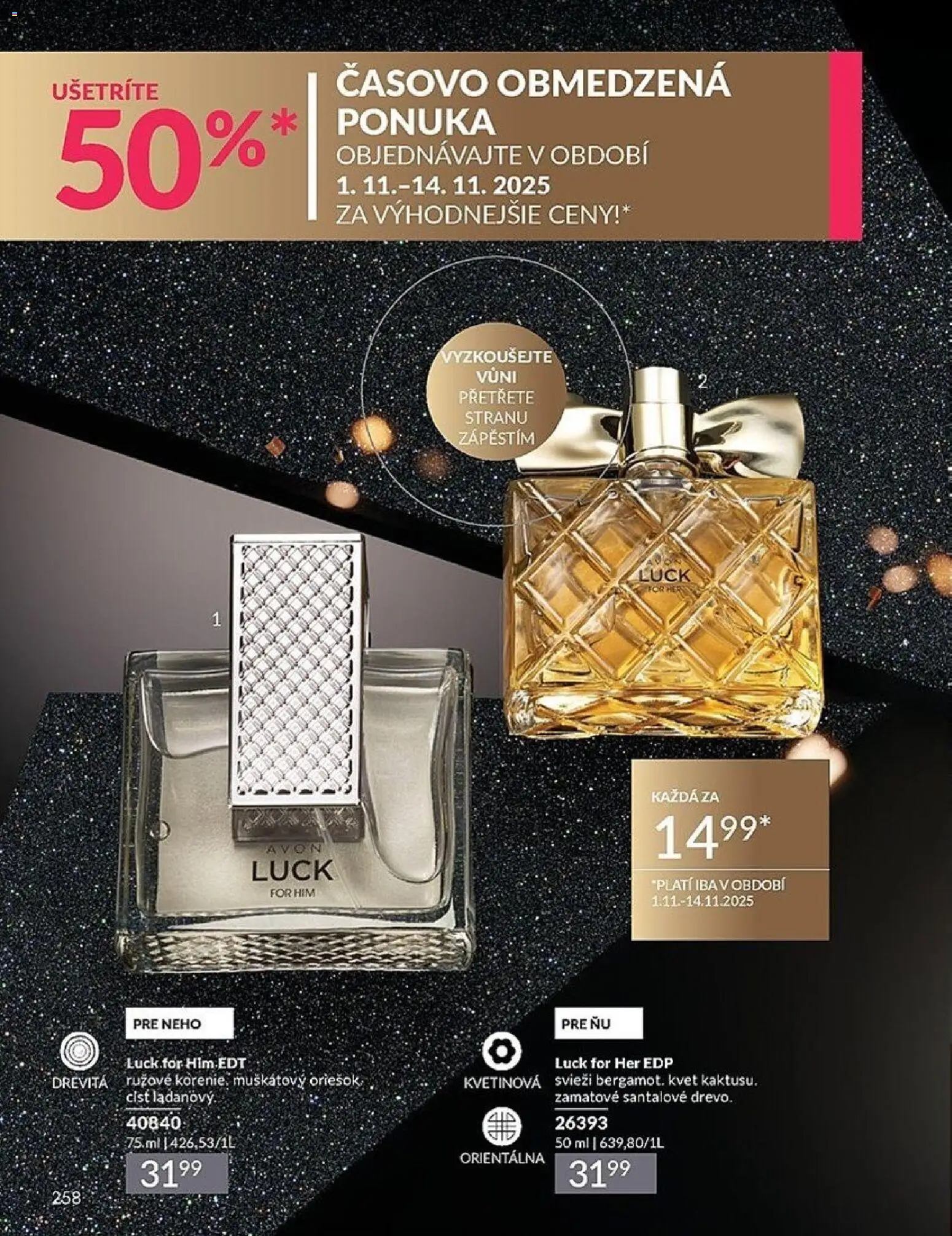 Nové Avon akcie – leták je platný od 01.11.2025 | Strana: 258