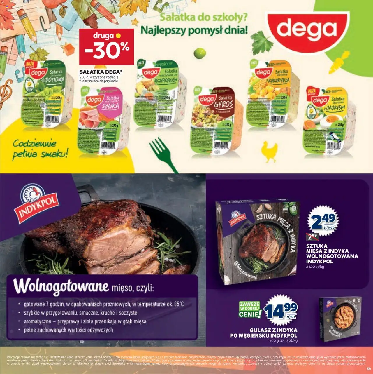 Stokrotka Gazetka - Witaj Szkoło od 13.08.2025 | Strona: 39 | Produkty: Stokrotka, Kukurydza, Sałatka, Przyprawy