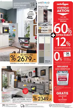 Zurbrüggen Küchen für Ihr Zuhause ab 22.02.2026 gültig | Seite: 3 | Produkte: Geschirrspüler, Schrank, Hängeschrank, Kuchen