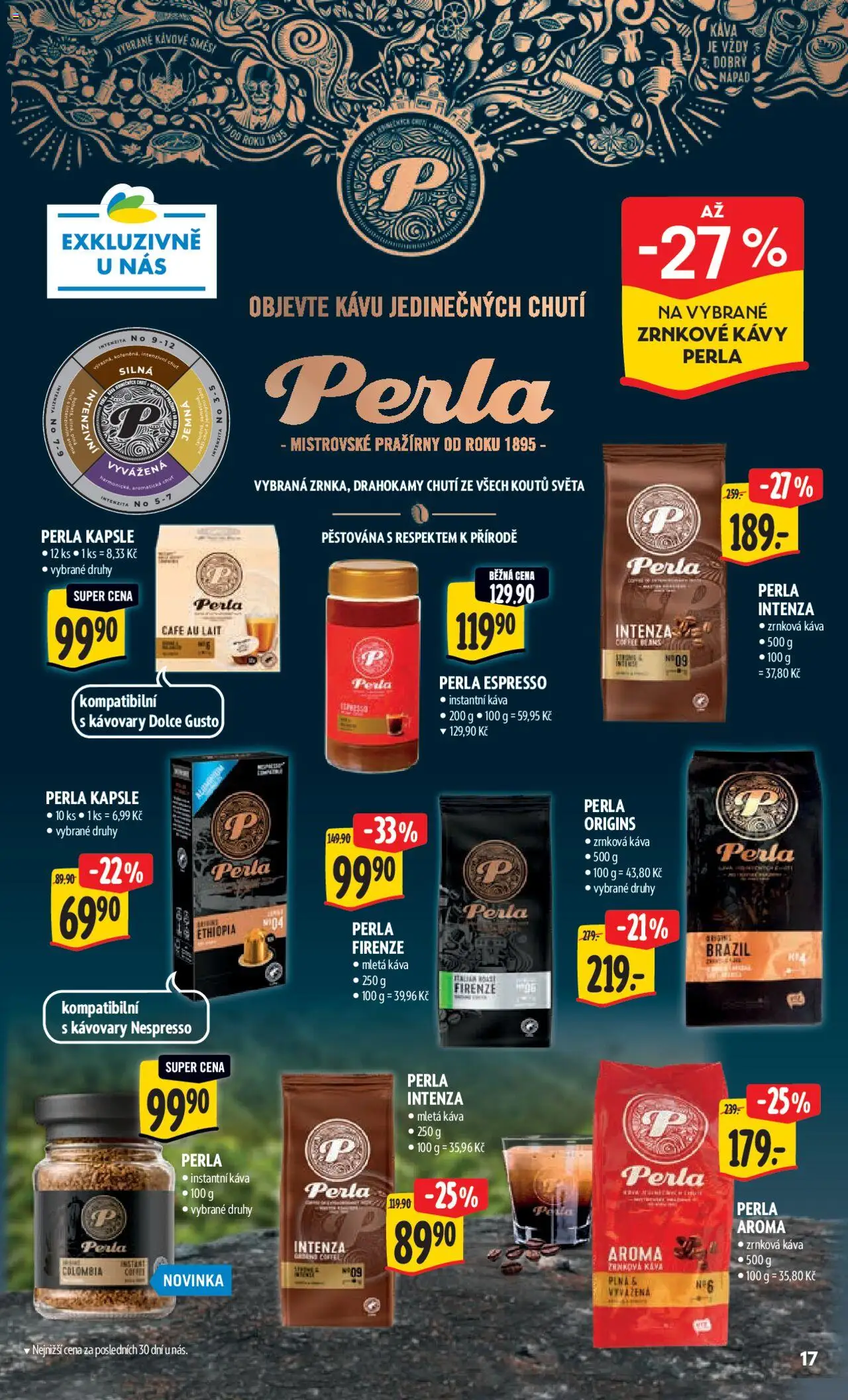 Albert leták - Hypermarket od 08.10.2025 | Strana: 26 | Produkty: Dolce Gusto, Kapsle, Perla, Mletá káva
