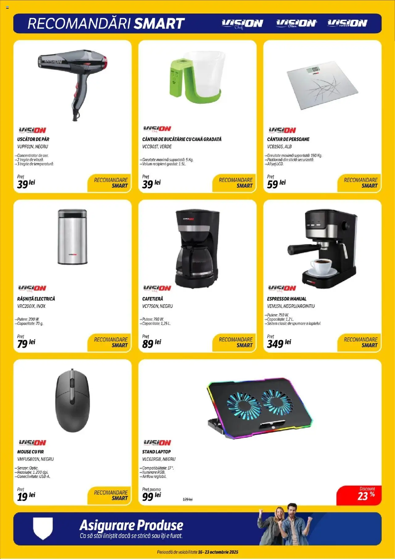 Noul catalog Flanco – valabil de la 16.10.2025 | Pagină: 26 | Produse: Espressor, Laptop, Uscător, Uscător De Păr