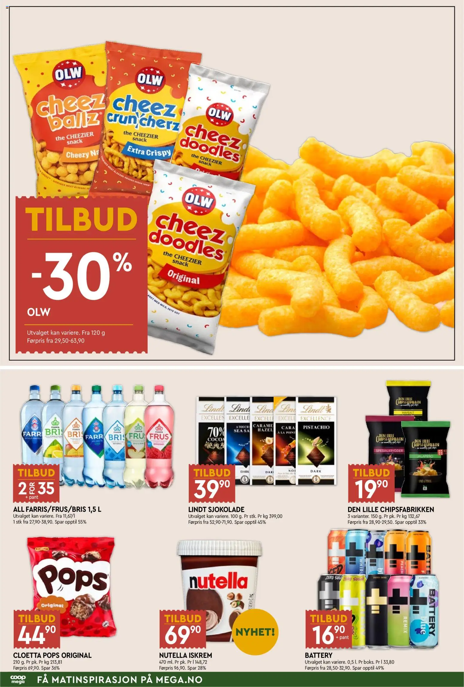 {H1} | Side: 6 | Produkter: Sjokolade, Iskrem, Суміш дитяча, Сардини