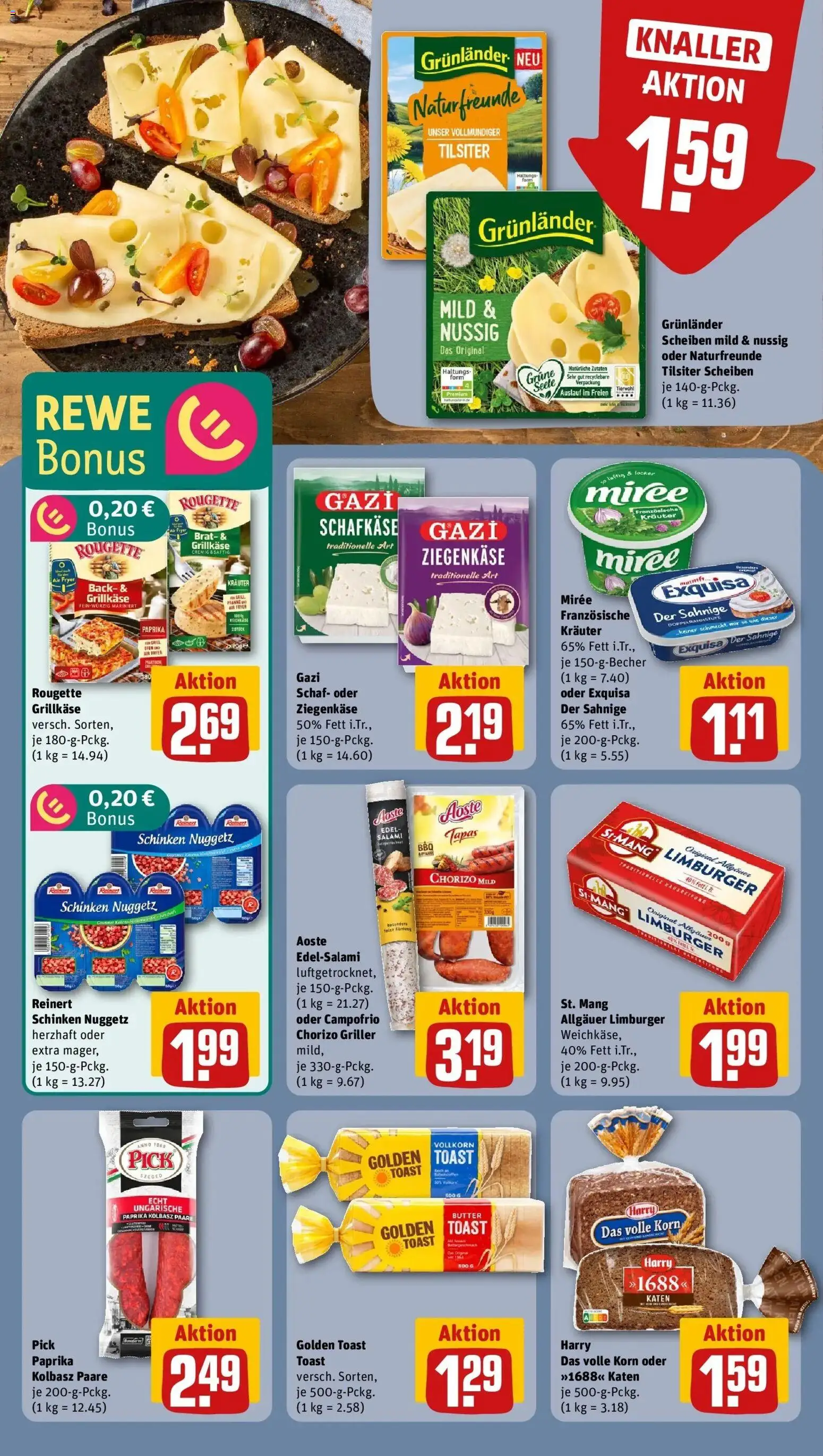 Rewe Prospekt Hamburg	 – gültig ab 13.04.2026 | Seite: 14 | Produkte: Grill, Exquisa, Paprika, Griller