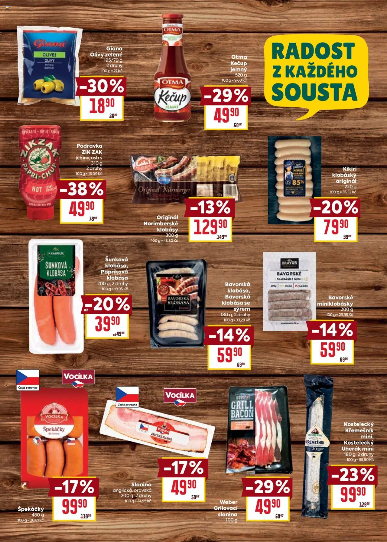 Billa katalog - Léto a grilování od 21.05.2025 | Strana: 7 | Produkty: Anglická slanina, Olivy, Klobásky, Slanina