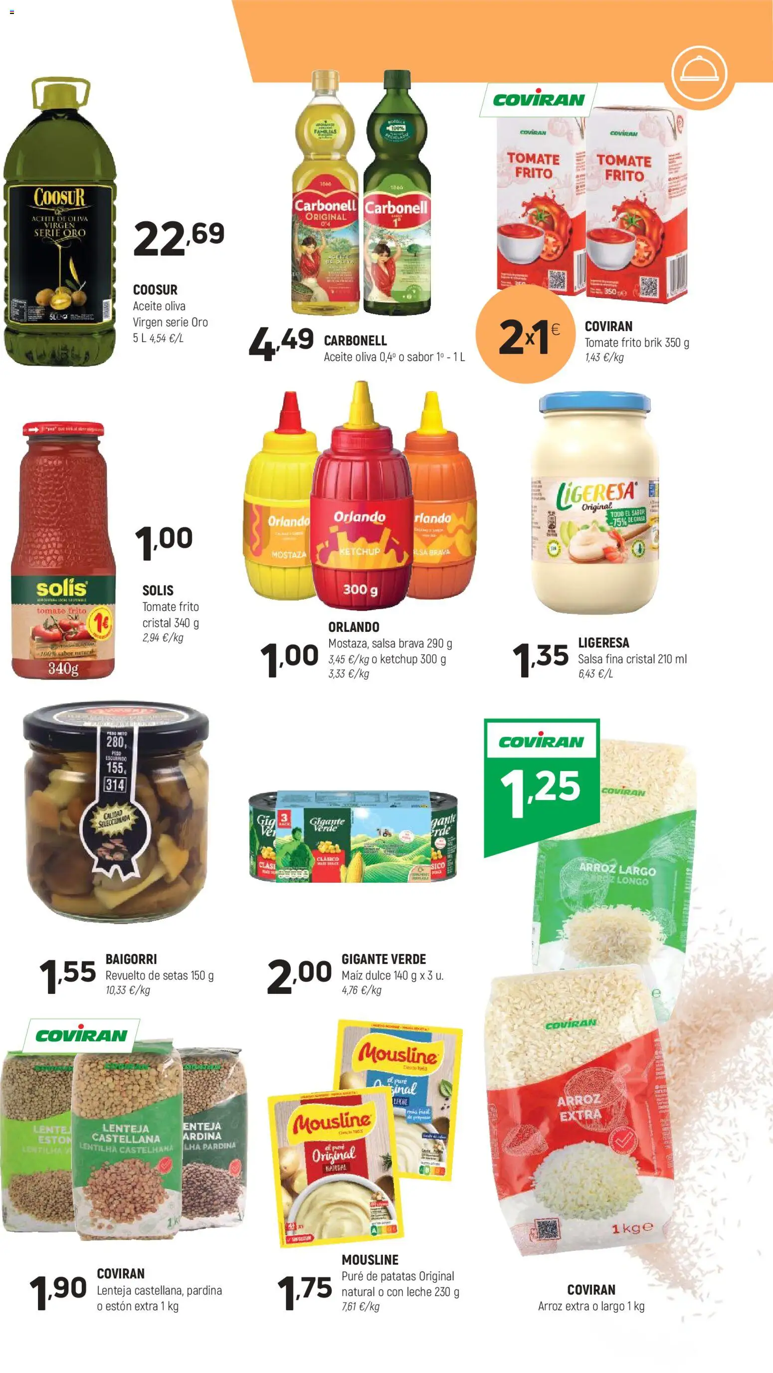 Coviran - La Rioja │ válido desde el 13.01.2026 | Página: 7 | Productos: Leche, Salsa brava, Arroz, Aceite de oliva