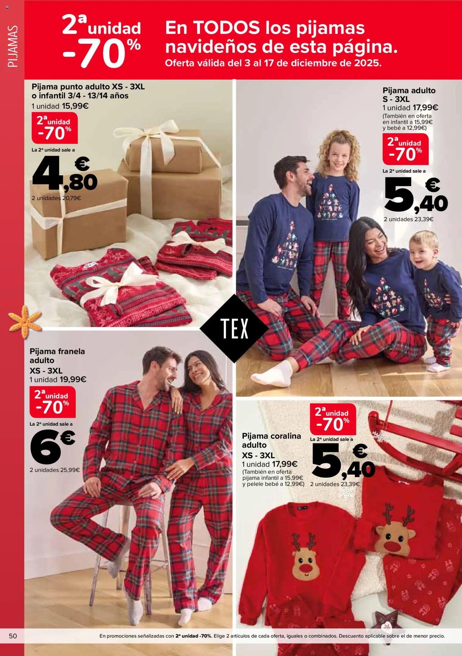 Carrefour folleto │ válido desde el 03.12.2025 | Página: 50 | Productos: Pijama, Pijama infantil