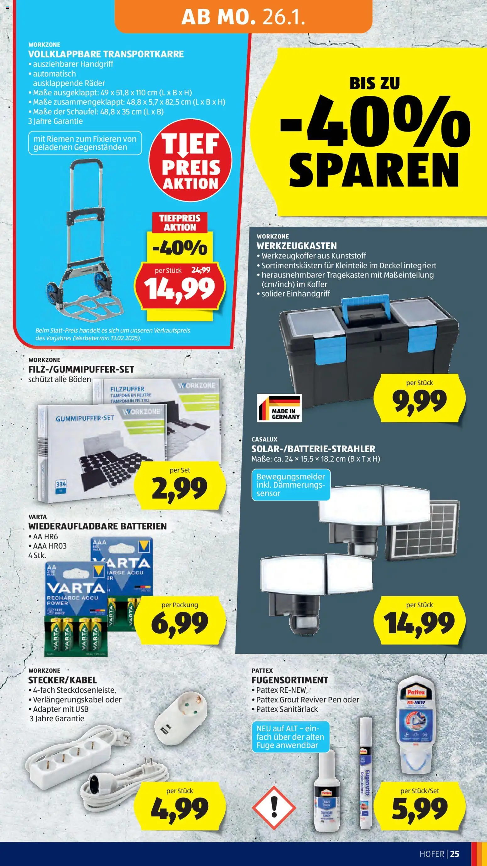 Hofer Flugblatt gültig ab 23.01.2026 | Seite: 29 | Produkte: Koffer, Adapter, USB