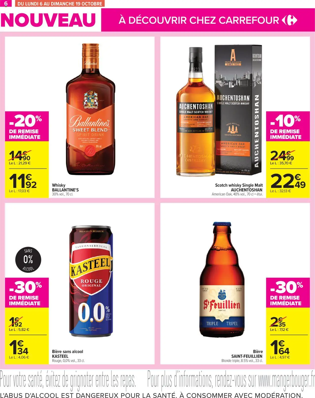 {H1} | Page: 6 | Produits: Whisky, Alcool, Bière, Bourbon