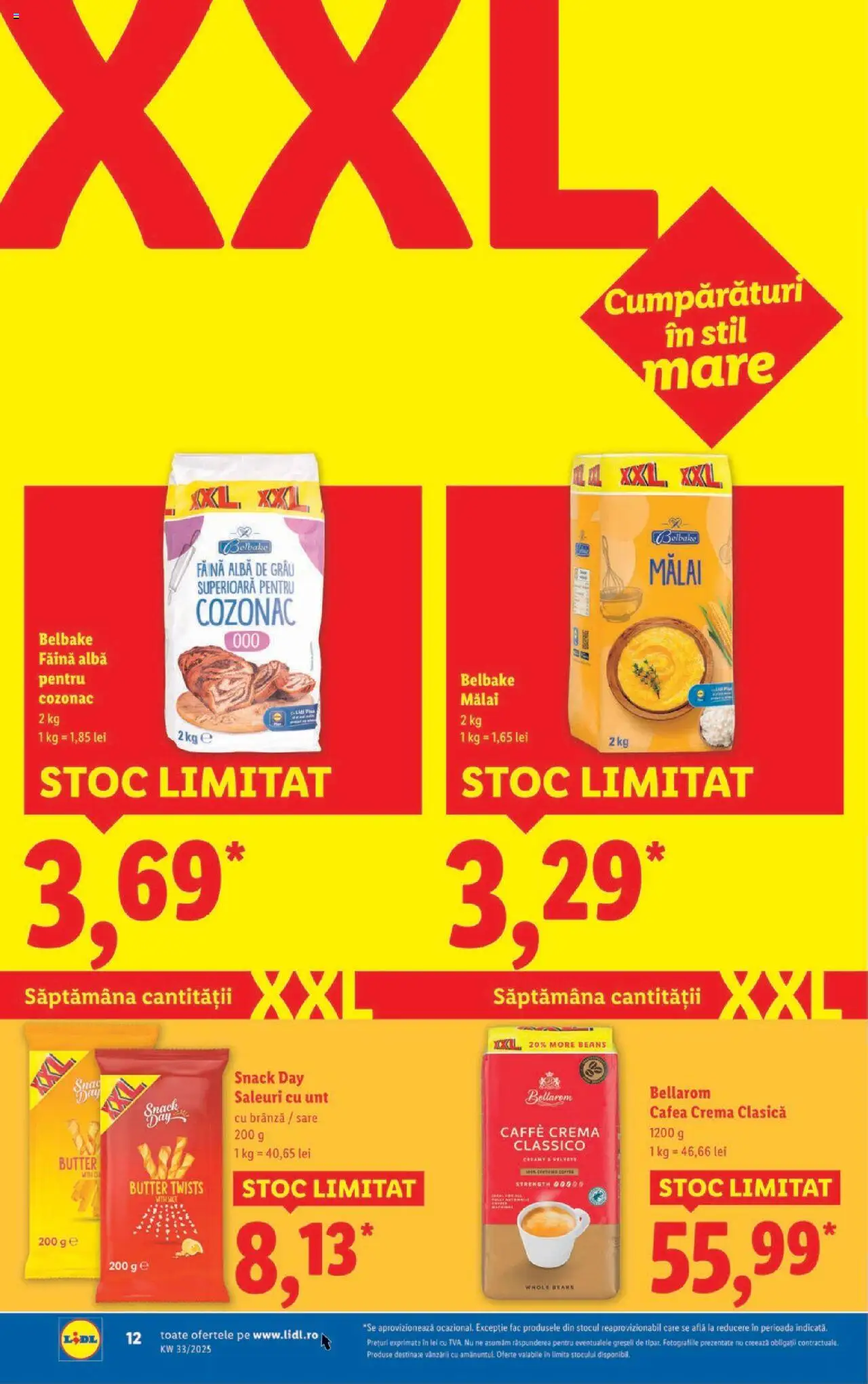 Catalog Lidl – valabil de la 11.08.2025 | Pagină: 12 | Produse: Unt, Brânză, Cremă, Cafea