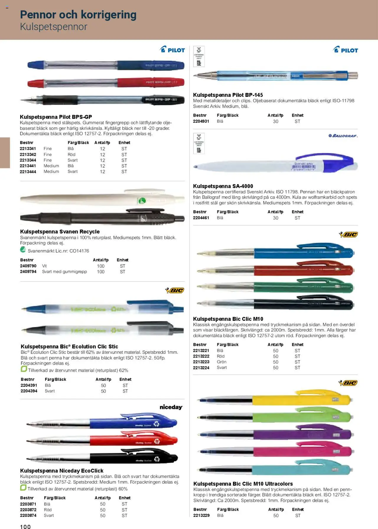 Office Depot reklamblad aktuell från 01.02.2025 | Sida: 102 | Produkter: Penna