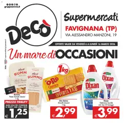 Anteprima del volantino Decò volantino Supermercati Favignana valido a partire dal 06.03.2026
