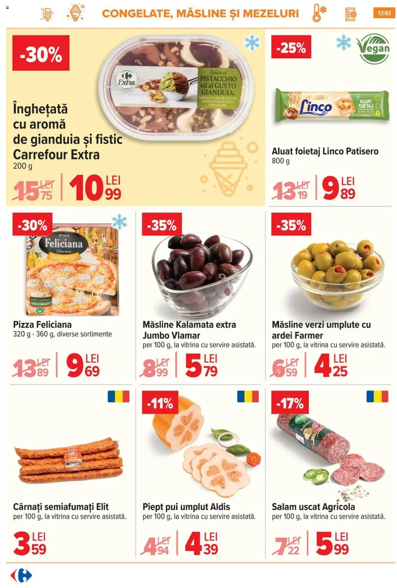 Catalog Carrefour – valabil de la 03.09.2025 | Pagină: 18 | Produse: Vitrină, Măsline, Salam, Fistic