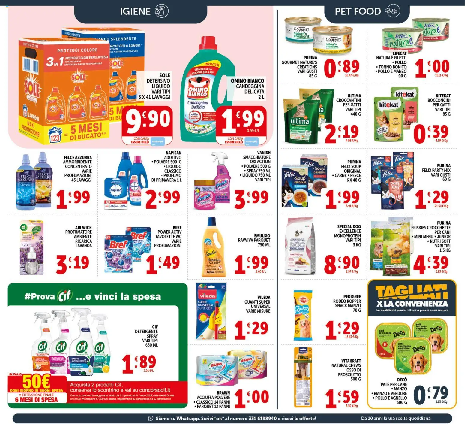 Volantino Decò del 17.03.2026 | Pagina: 21 | Prodotti: Smacchiatore, Detergente, Bicarbonato, Verdure