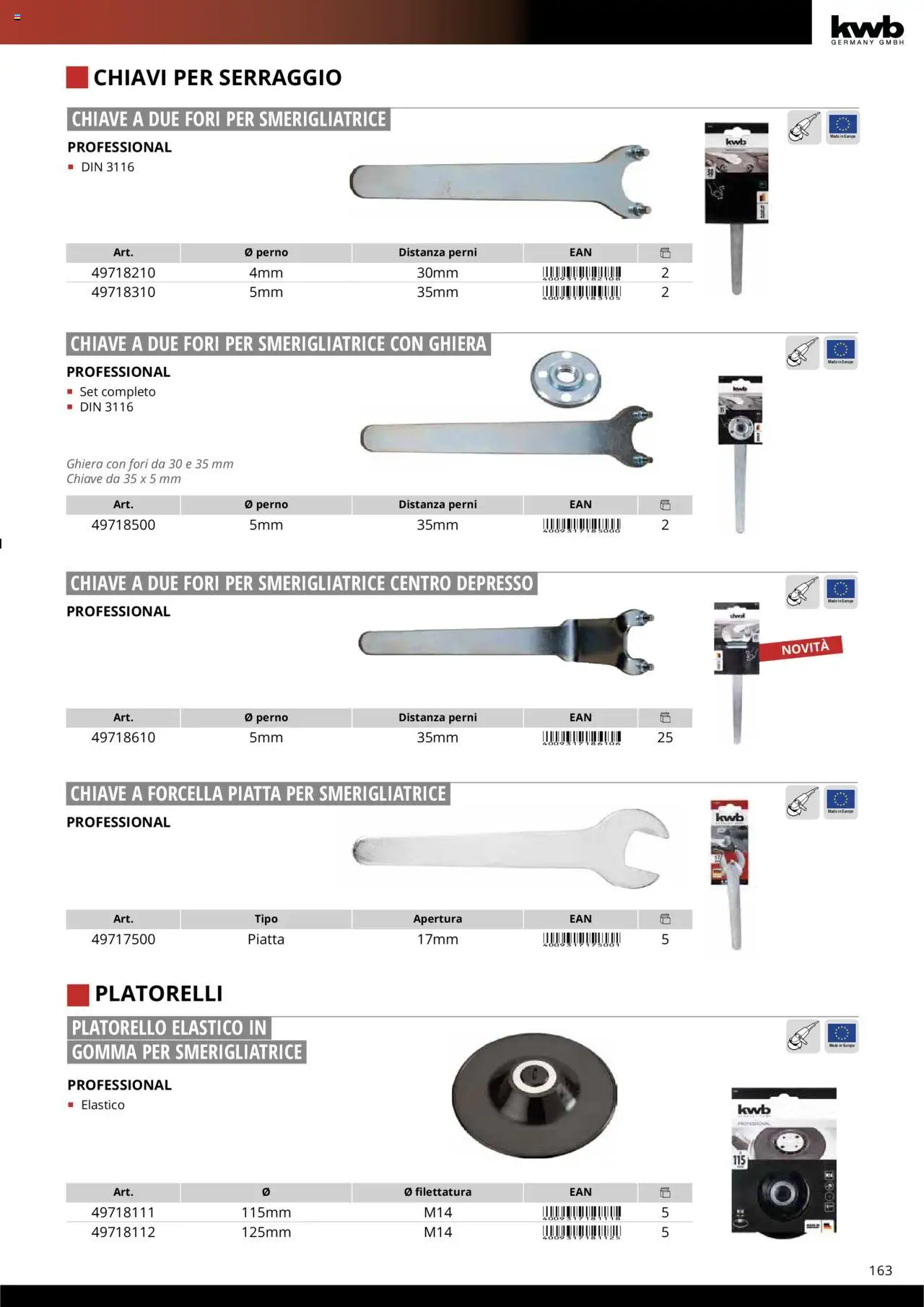 Volantino Einhell del 10.10.2025 | Pagina: 165 | Prodotti: Smerigliatrice