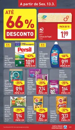 Pré-visualização Aldi folheto válido de 09.03.2026 | Página: 29 | Produtos: Pó, Lenços de papel, Detergente, Persil