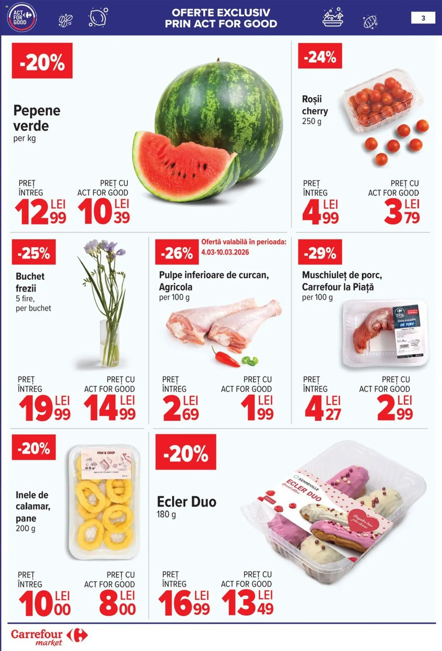 Noul catalog Carrefour – valabil de la 25.02.2026 | Pagină: 4 | Produse: Roșii
