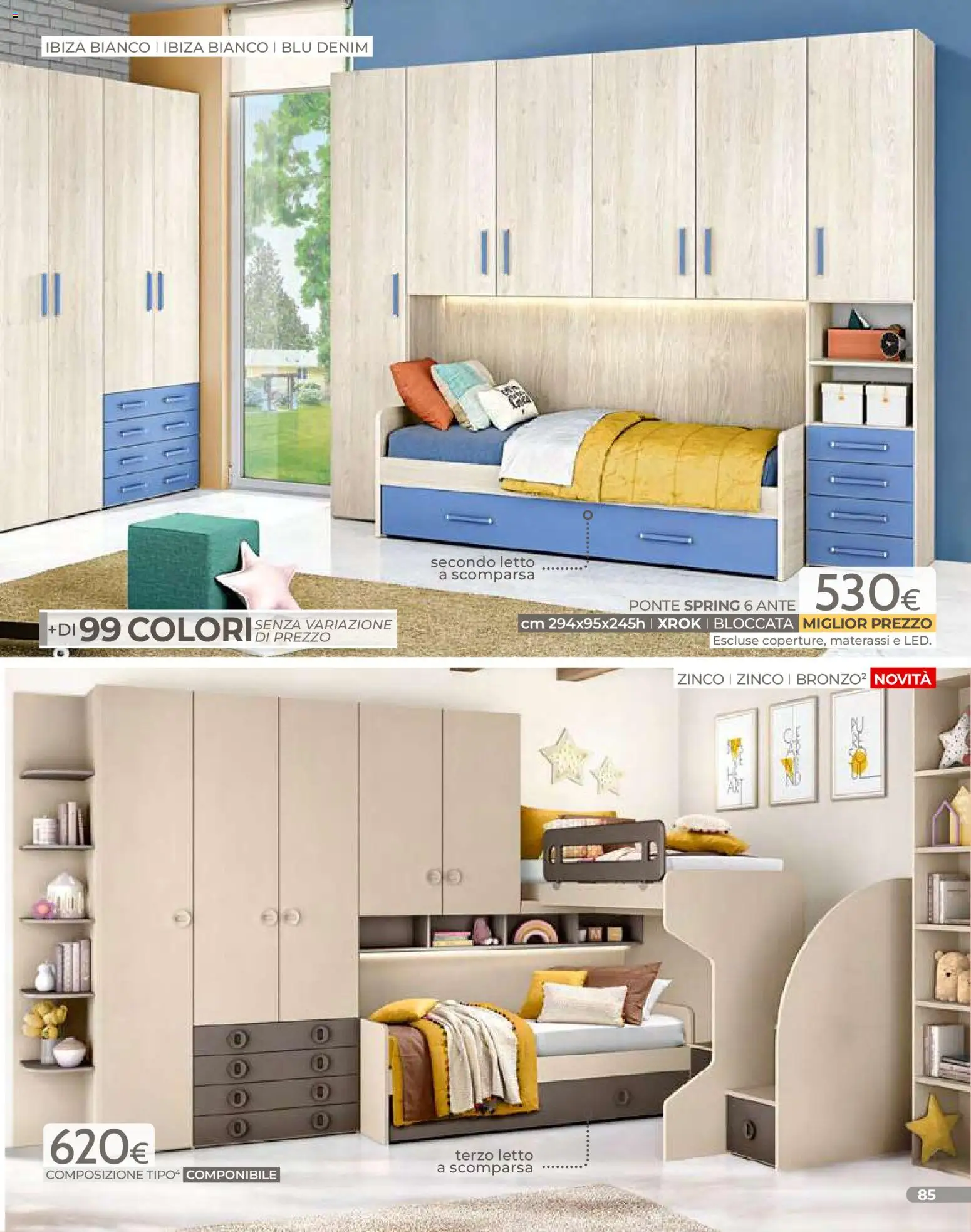 Volantino Mondo Convenienza del 01.01.2026 | Pagina: 87 | Prodotti: Letto