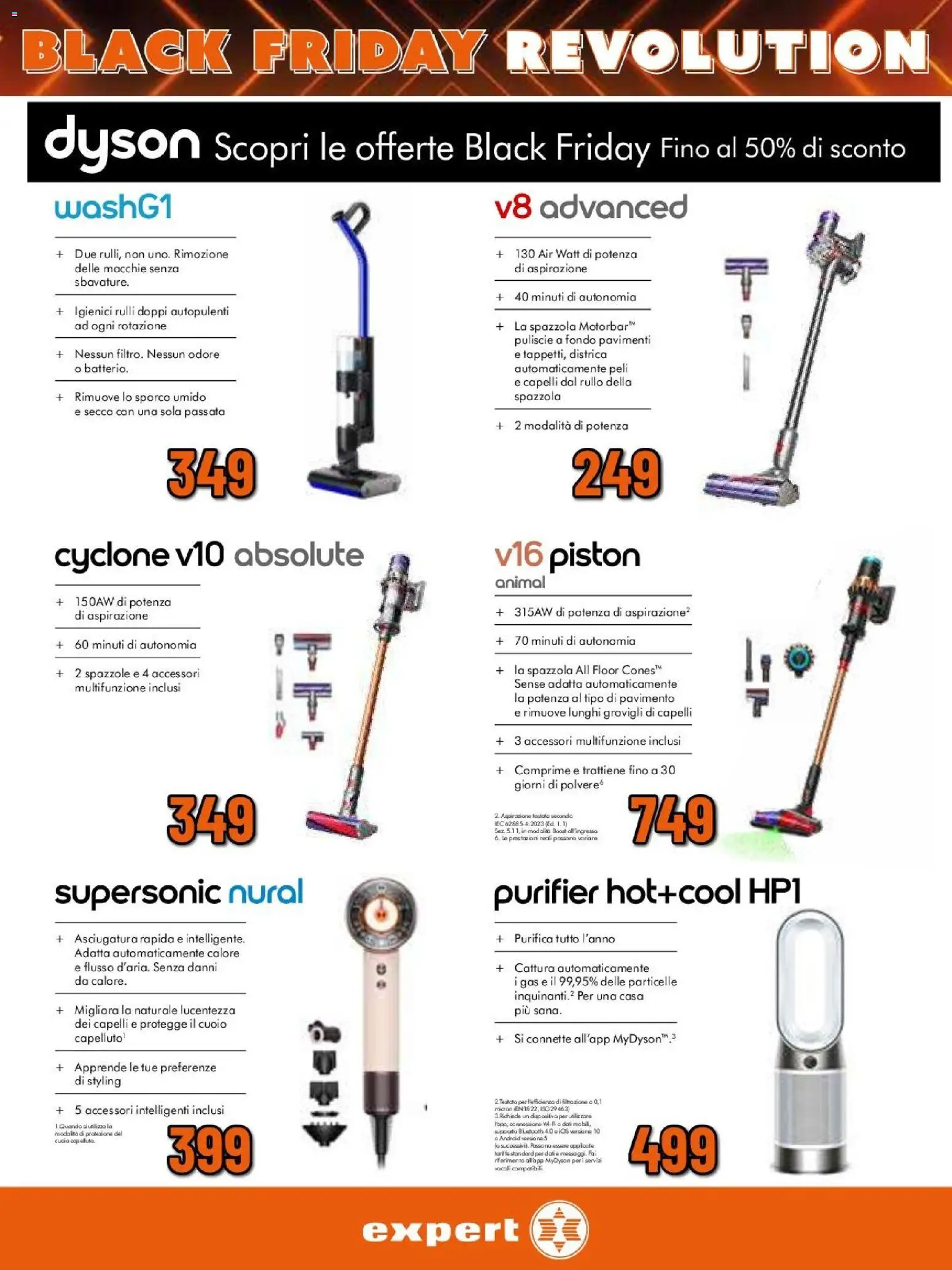 Volantino Expert del 17.11.2025 | Pagina: 21 | Prodotti: Spazzola, Rullo, Pavimento, Dyson