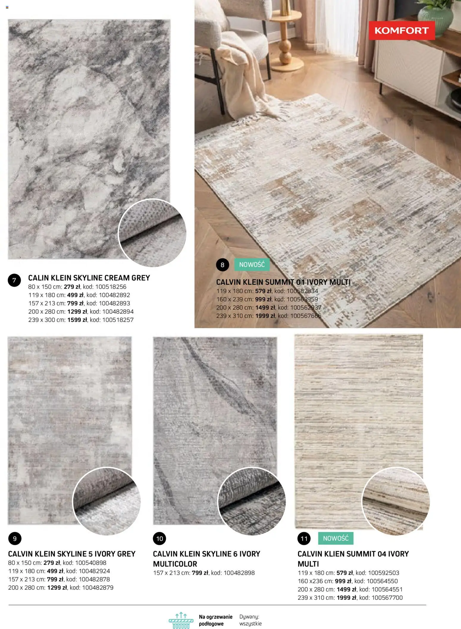 Komfort gazetka - Katalog dywanów od 17.03.2026 | Strona: 69 | Produkty: Dywany