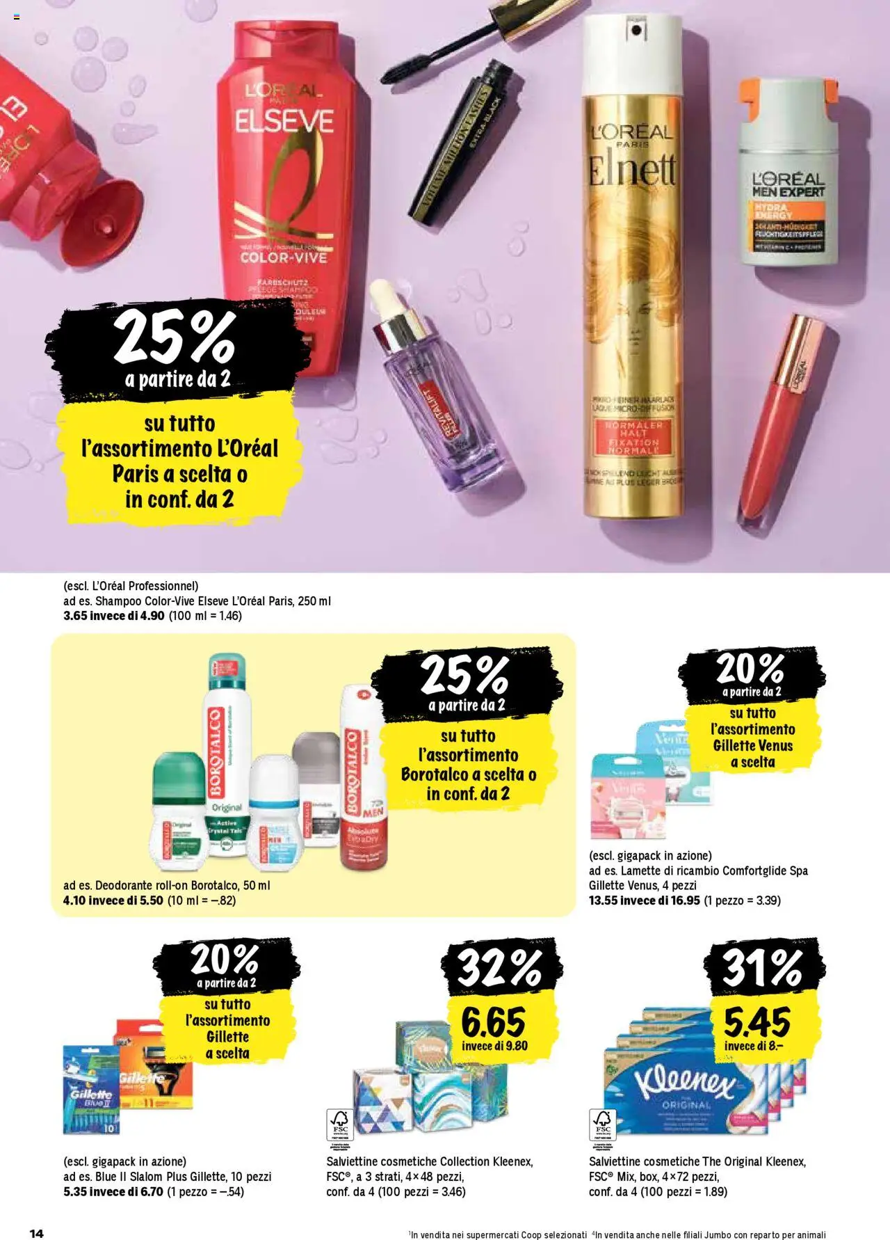 Coop - Una settimana di azioni ab 24.07.2025 | Seite: 14 | Produkte: Shampoo, Deodorant