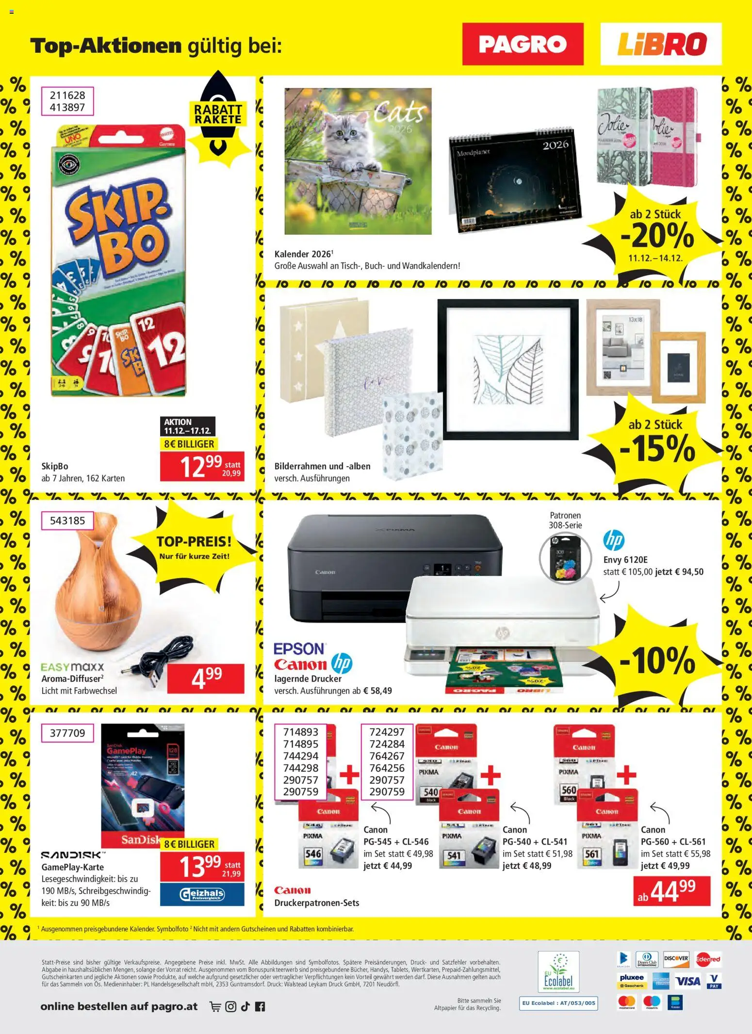 Pagro-Diskont Flugblatt gültig ab 11.12.2025 | Seite: 16 | Produkte: Drucker