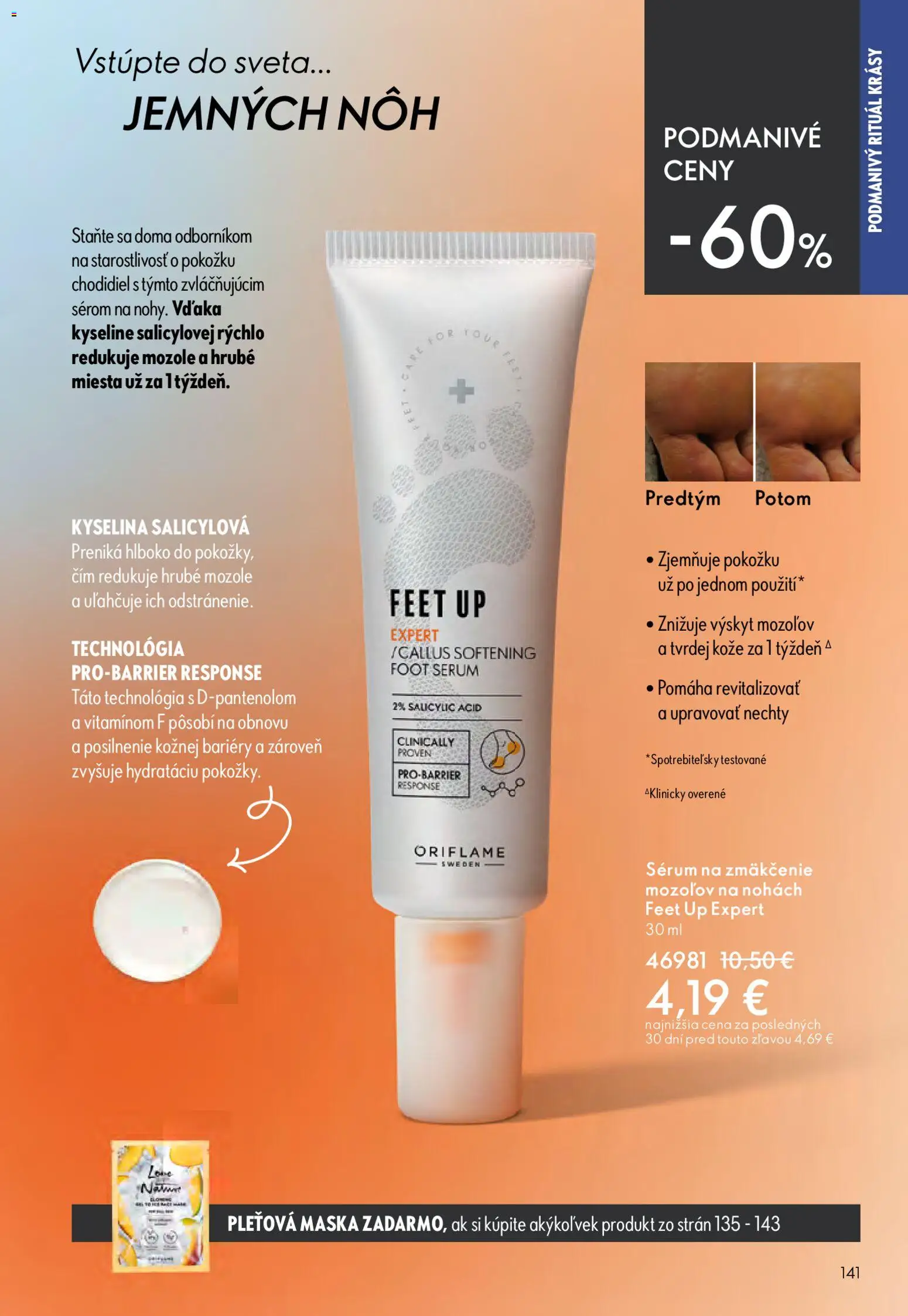 Nové Oriflame akcie – leták je platný od 15.04.2026 | Strana: 141 | Produkty: Maska